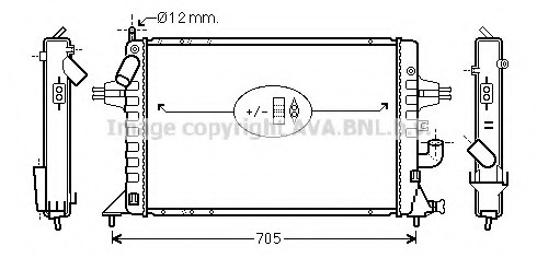 Radiator racire motor