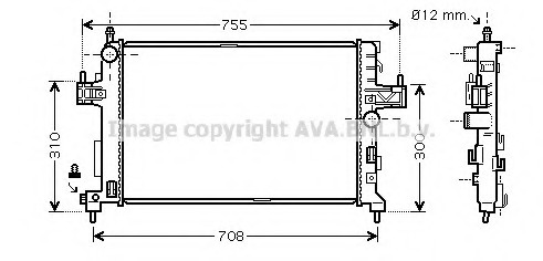 Radiator racire motor