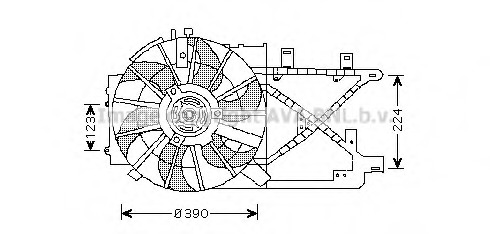 Ventilator radiator