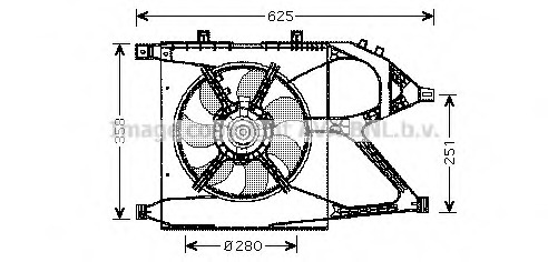 Ventilator radiator