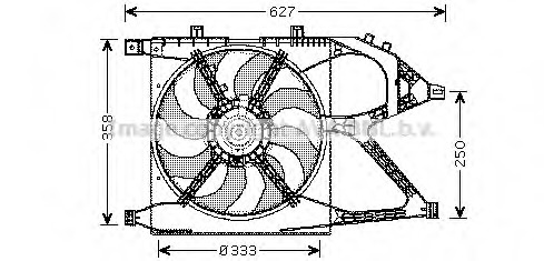 Ventilator radiator