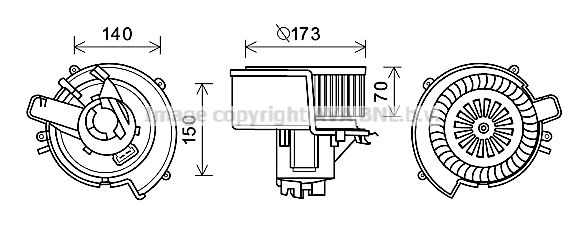 Ventilator habitaclu