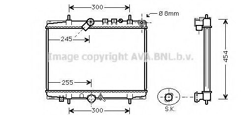 Radiator racire motor