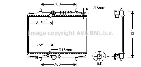 Radiator racire motor