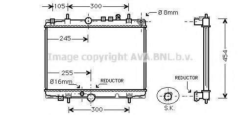 Radiator racire motor