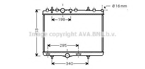 Radiator racire motor