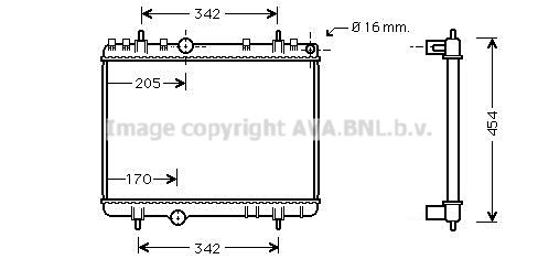 Radiator racire motor