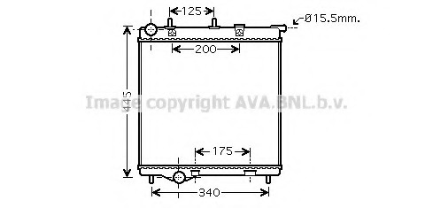 Radiator racire motor