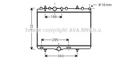 Radiator racire motor