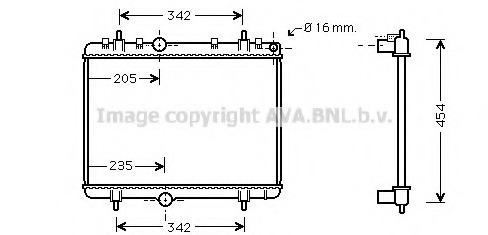 Radiator racire motor