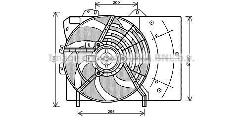 Ventilator radiator