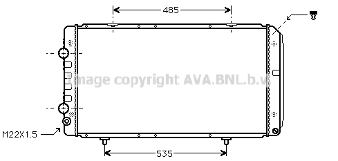 Radiator racire motor