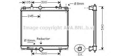 Radiator racire motor