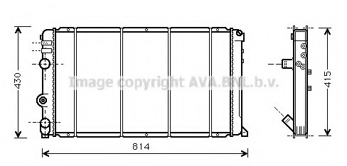 Radiator racire motor