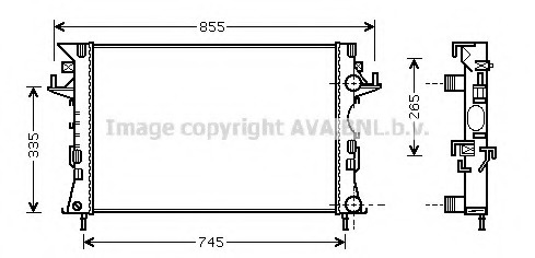 Radiator racire motor