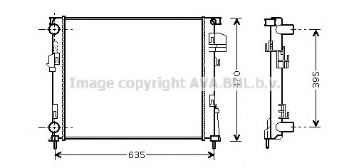 Radiator racire motor