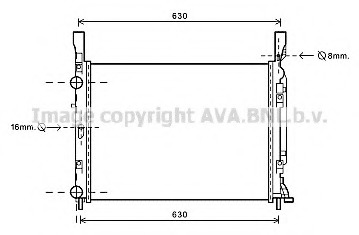 Radiator racire motor