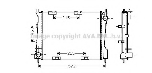 Radiator racire motor