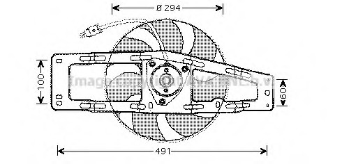 Ventilator radiator