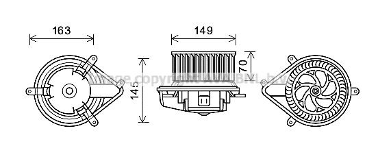 Ventilator habitaclu