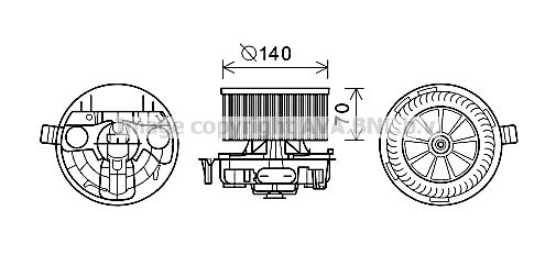 Ventilator habitaclu