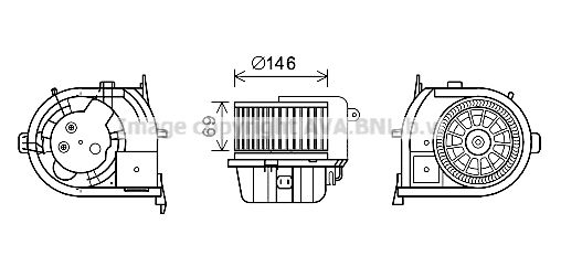 Ventilator habitaclu