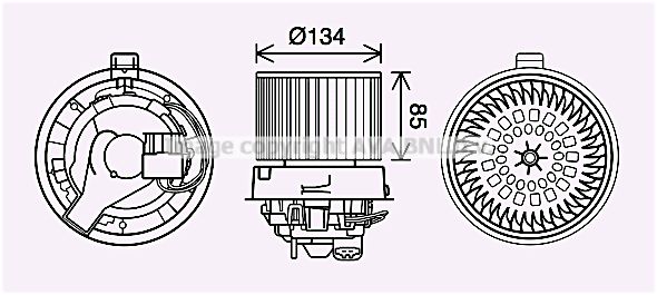 Ventilator habitaclu