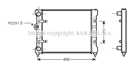 Radiator racire motor