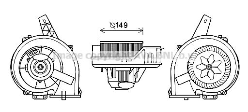 Ventilator habitaclu