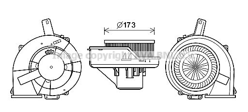 Ventilator habitaclu