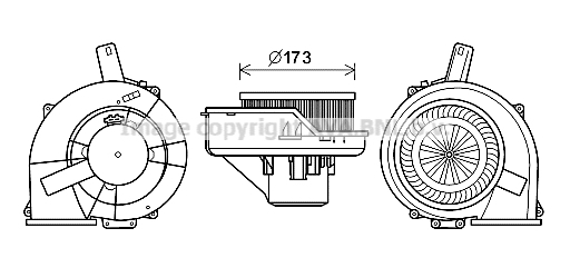 Ventilator habitaclu