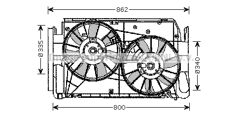 Ventilator radiator