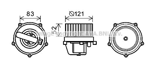 Ventilator habitaclu