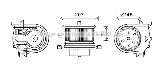 Ventilator habitaclu