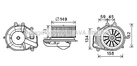 Ventilator habitaclu