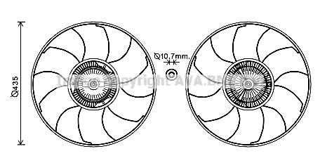 Ventilator radiator