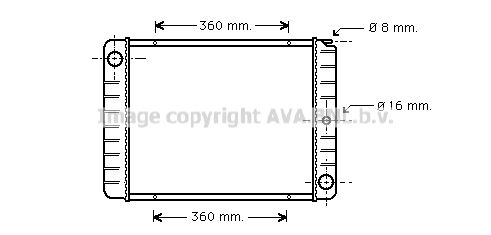 Radiator racire motor