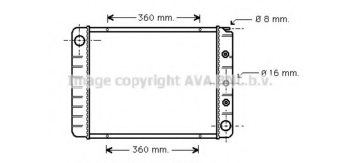 Radiator racire motor