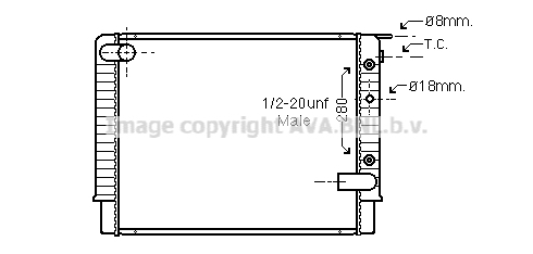 Radiator racire motor