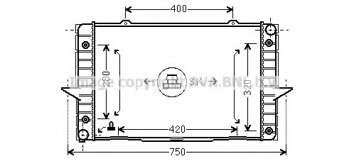 Radiator racire motor