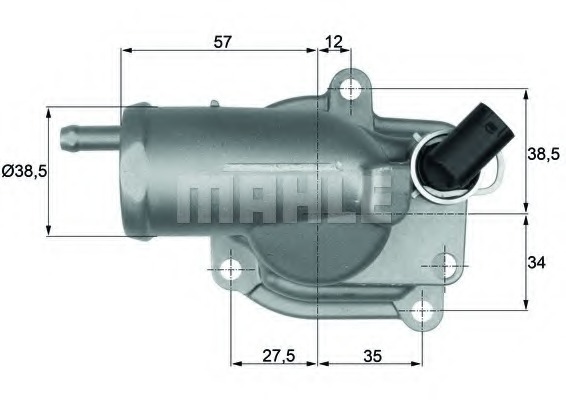 Termostat lichid racire