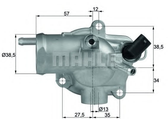 Termostat lichid racire