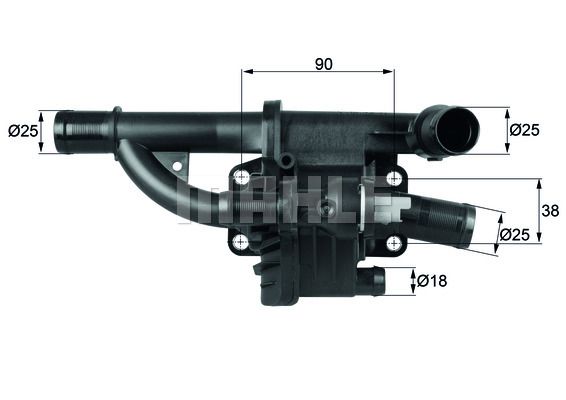 Termostat lichid racire