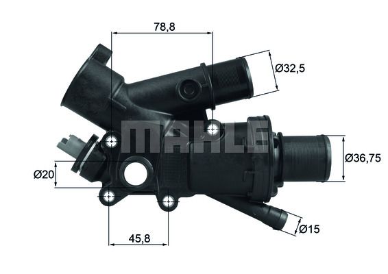 Termostat lichid racire