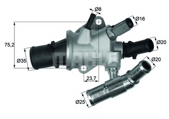 Termostat lichid racire