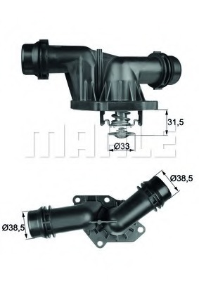 Termostat lichid racire