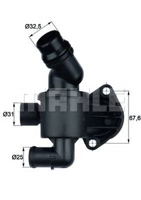 Termostat lichid racire