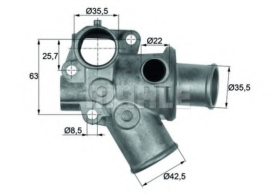 Termostat lichid racire