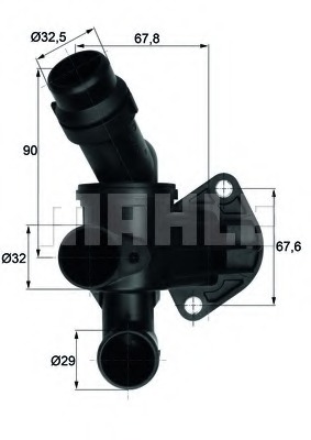 Termostat lichid racire