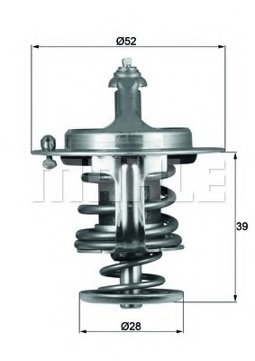 Termostat lichid racire